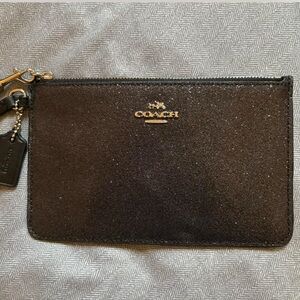 Sparkly Black Coach Wristlet - Never Used!